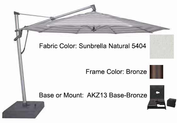 Treasure Garden - 13’ AKZ PLUS Cantilever Umbrella - Image 4
