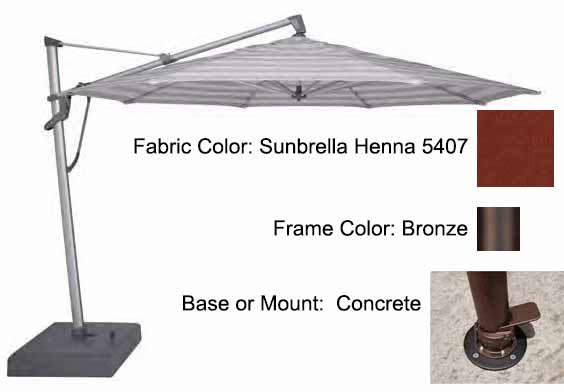 Treasure Garden - 13’ AKZ PLUS Cantilever Umbrella - Image 47