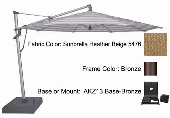 Treasure Garden - 13’ AKZ PLUS Cantilever Umbrella - Image 7
