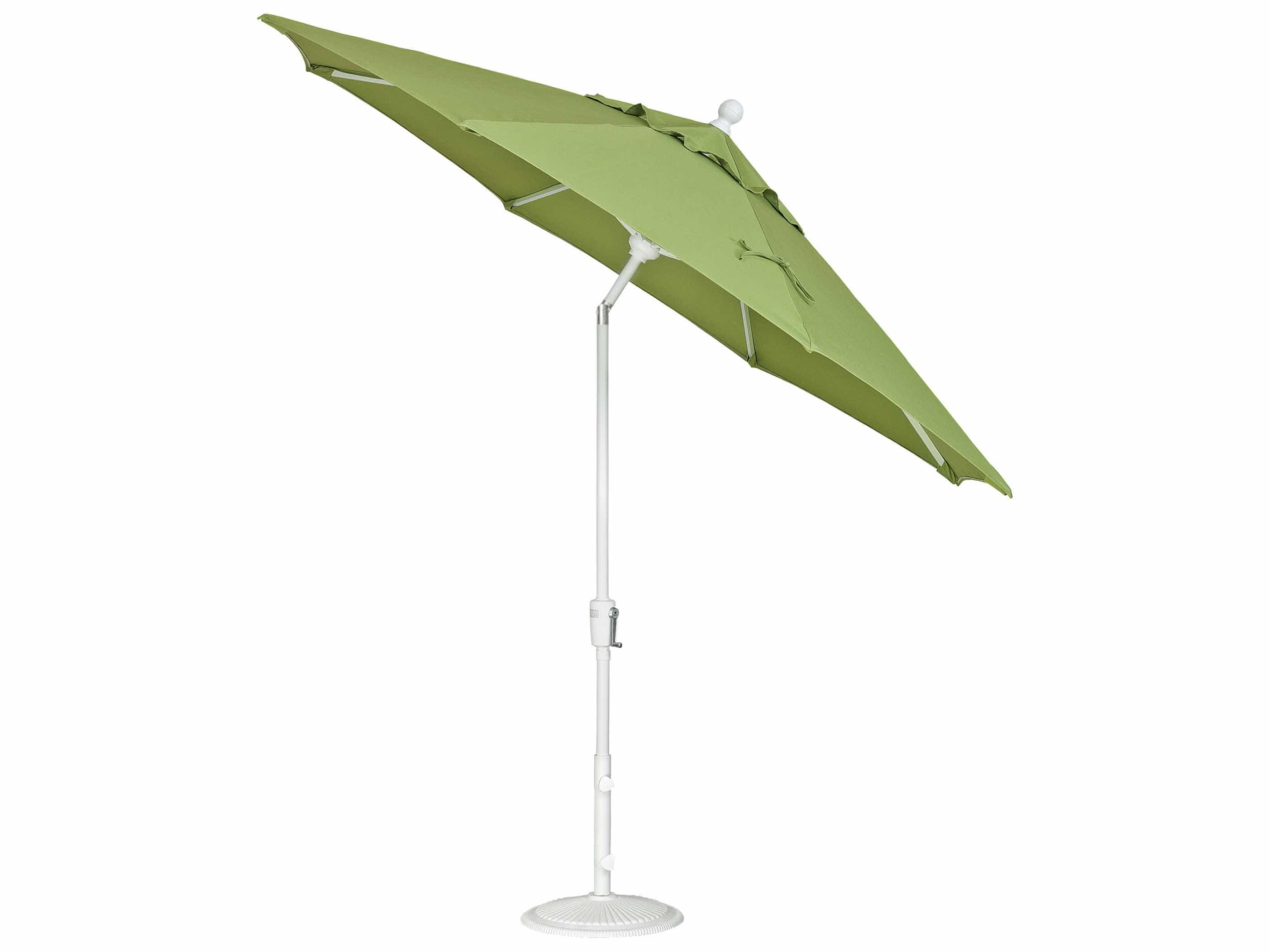 Treasure Garden Market Umbrella - Aluminum 9' Foot Wide Crank Lift Push Button Tilt - Image 3